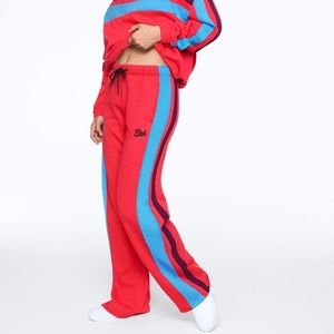 Vs pink boyfriend sweat pants M